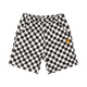 BLACK CHECKER SHORTS