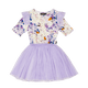 LILAC FLORALS CIRCUS DRESS