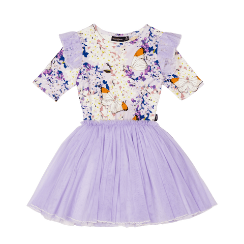 LILAC FLORALS CIRCUS DRESS