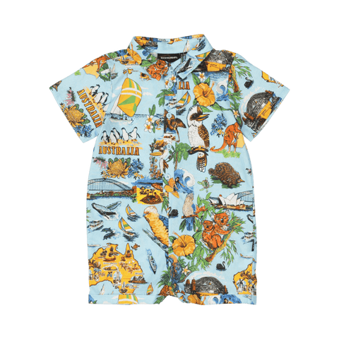 AUSTRALIA BABY SHIRT ROMPER