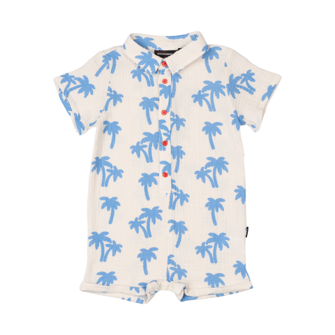 PALM TREES BABY SHIRT ROMPER