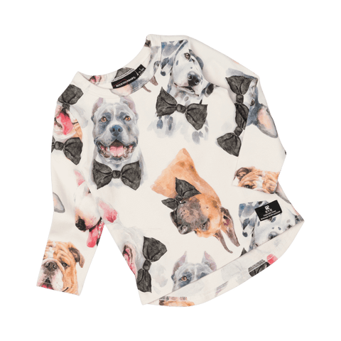 BLACK TIE PUPS BABY T-SHIRT