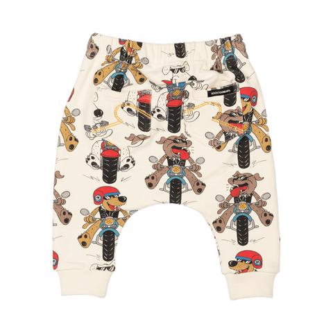 PUPS ON BIKES BABY TRACK PANTS