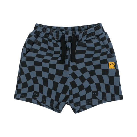 NAVY MADNESS BABY SHORTS