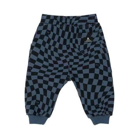 NAVY MADNESS BABY TRACK PANTS