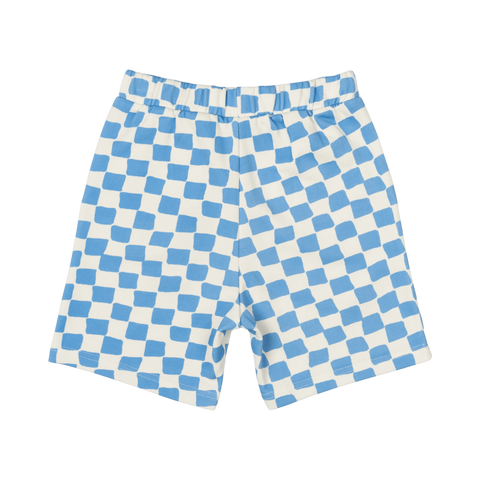 BLUE CHECKER SHORTS