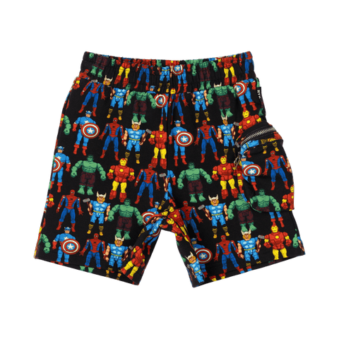 MARVEL ACTION FIGURE CARGO SHORTS