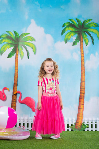 BARBIE PARTY STRIPE LEOTARD