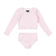 PINK CRINKLE RASHIE SET