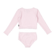 PINK CRINKLE RASHIE SET