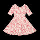 FLORAL TOILE MABEL DRESS