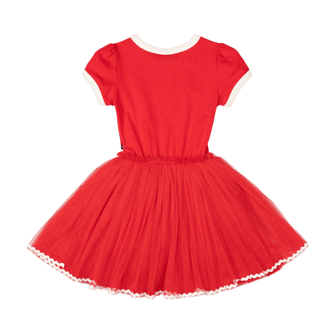 RED RETRO SANTA CIRCUS DRESS