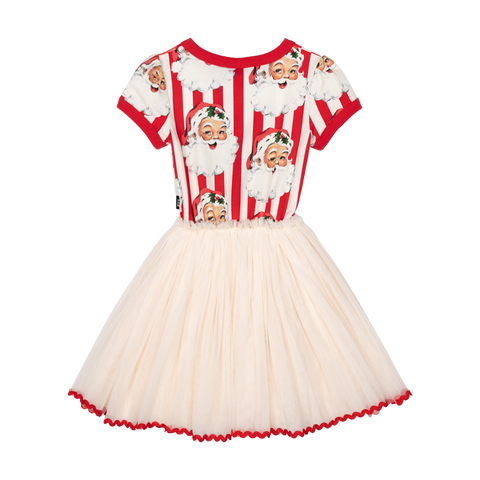 SANTA STRIPE CIRCUS DRESS