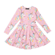 DOTTY UNICORN WAISTED DRESS