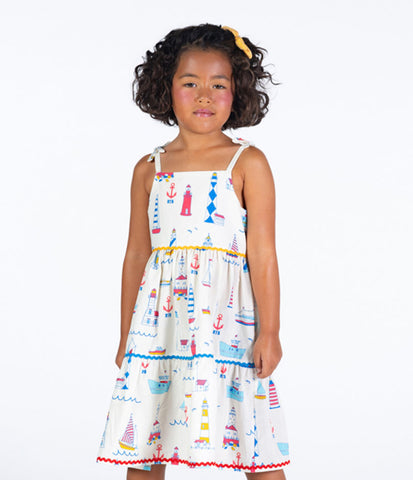 HIGH SEAS TIERED DRESS