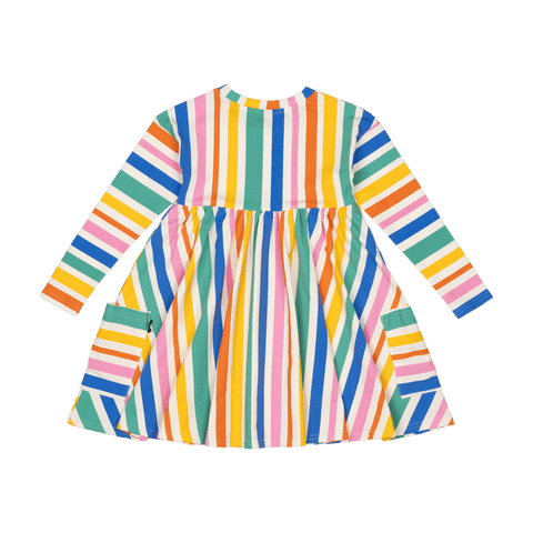 RAINBOW STRIPES DRESS