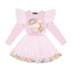 UNICORN RAINBOW POM POM CIRCUS DRESS