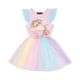 UNICORN RAINBOW SINGLET CIRCUS DRESS