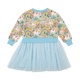 EMBROIDERED UNICORNS SWEATSHIRT DRESS