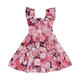 ROSE GARDEN SHIRRED DRESS