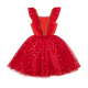 RED PARTY TULLE DRESS