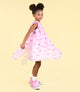 PINK GLITTER HEART TULLE DRESS