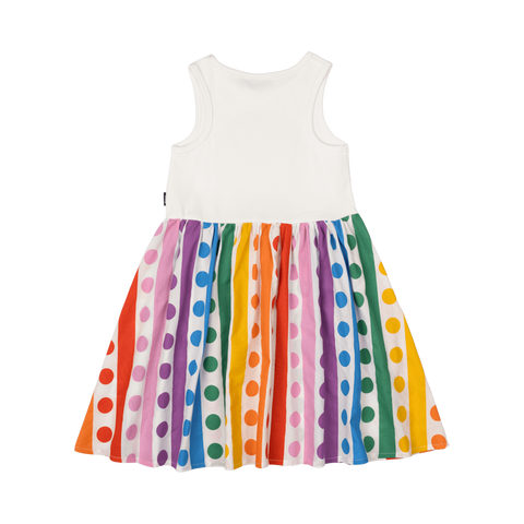 RAINBOW DROPS SINGLET DRESS