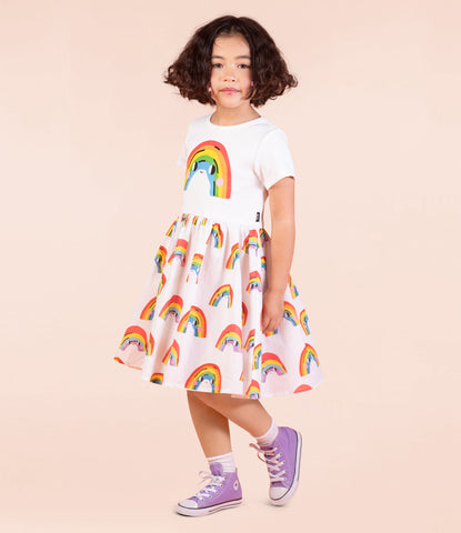 OVER THE RAINBOW T-SHIRT DRESS