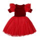 RED VELVET SPARKLE PARTY DRESS