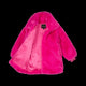 ZSA ZSA PINK FAUX FUR JACKET