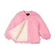 PINK FAUX FUR JACKET