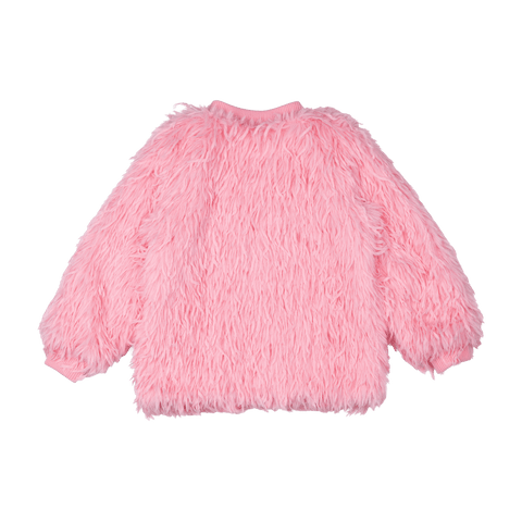 PINK FAUX FUR JACKET