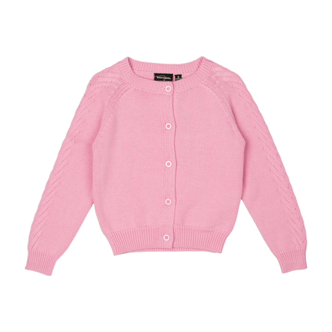 PINK KNIT CARDIGAN