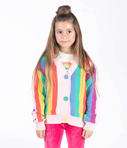 RAINBOW KNIT CARDIGAN