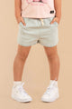 LIGHT BLUE CHAMBRAY SHORTS