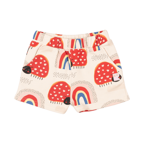 LOVE BUG RAINBOW SHORTS