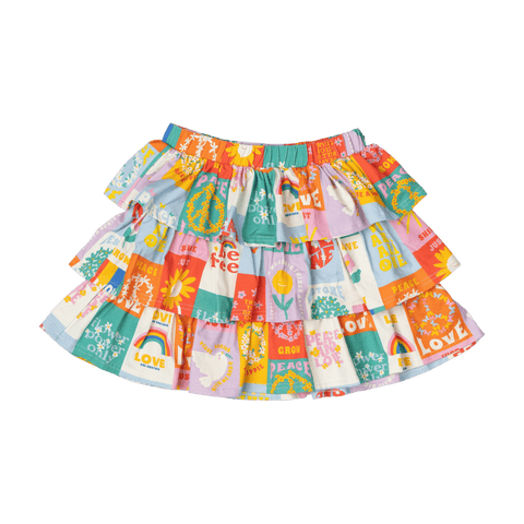 PEACE & LOVE SKIRT