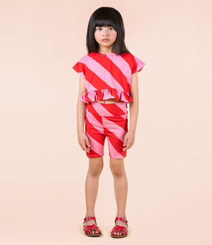 CANDY WRAP FRILL T-SHIRT