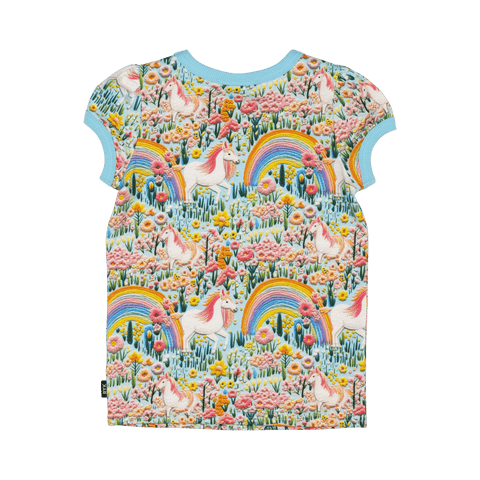 EMBROIDERED UNICORNS T-SHIRT