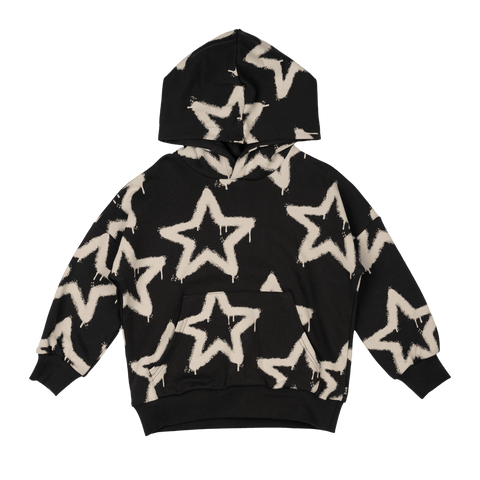 STARS HOODED SWEATSHIRT