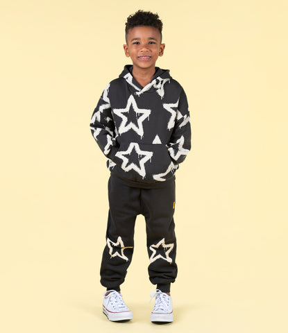 STARS HOODED SWEATSHIRT