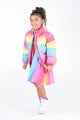 RAINBOW PADDED JACKET WITH LINING