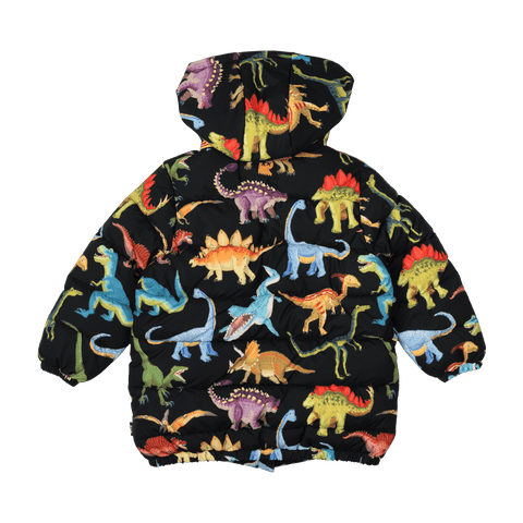 DINOS GALORE LONG PUFFER HOODIE JACKET