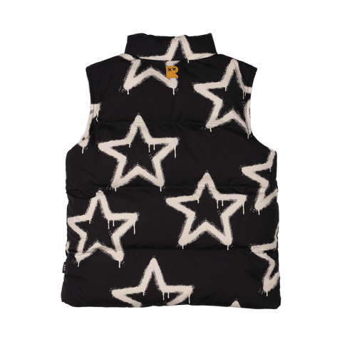 STARS SHERPA LINED PADDED VEST