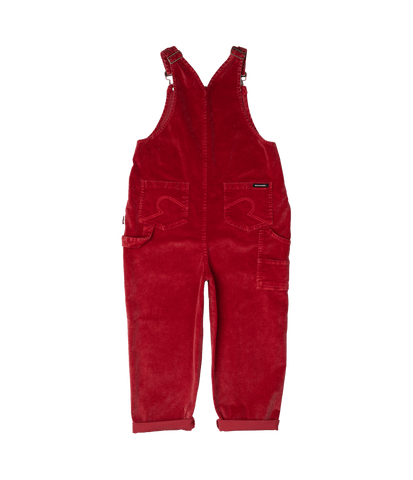 RED CORD OVERALLS