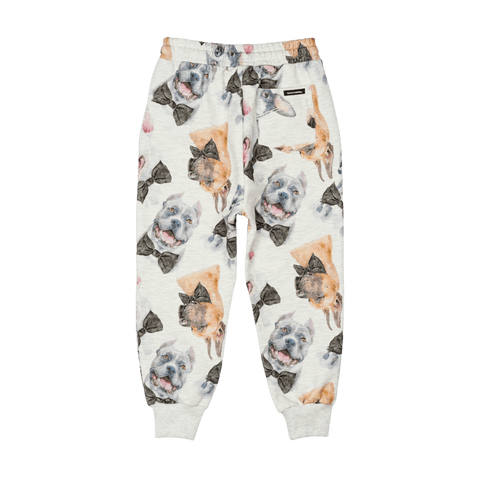 BLACK TIE PUPS TRACK PANTS