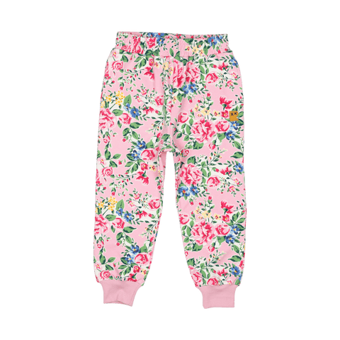 PINK GARDEN TRACK PANTS