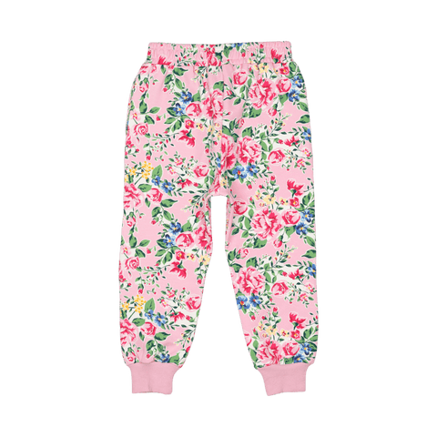 PINK GARDEN TRACK PANTS