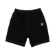 BLACK WASH DENIM SHORTS