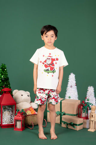 SANTA SKATE PJ SET